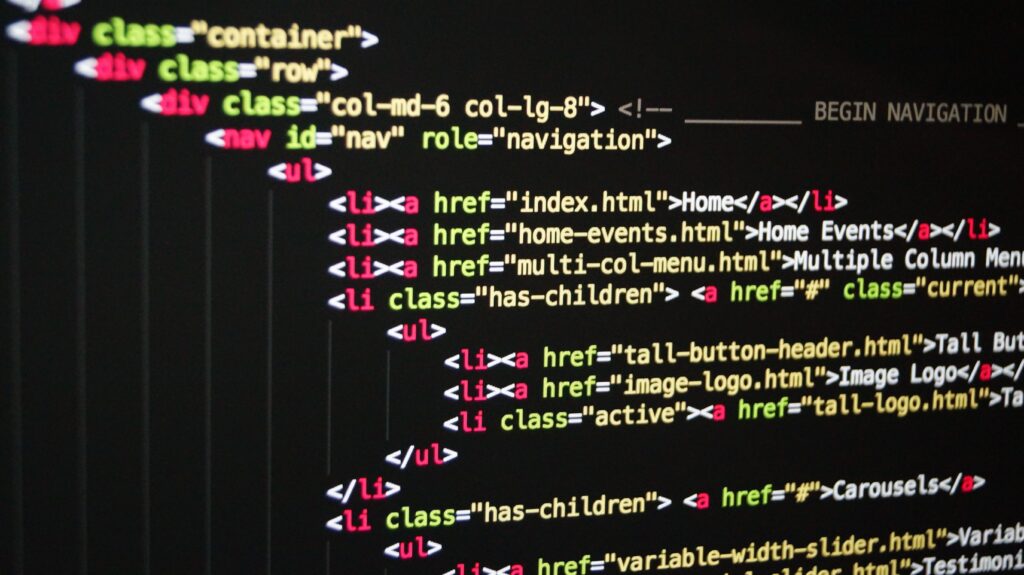 Javascript code screen