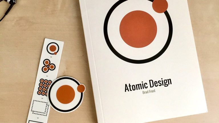 Atomic design book stickers