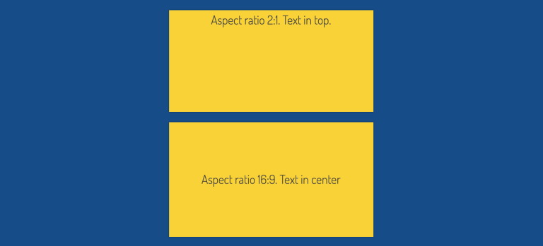 CSS Aspect Ratio