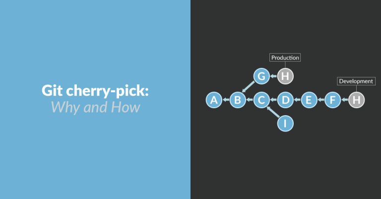 Git cherry pick why and how