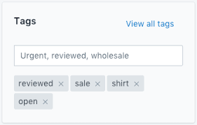 Quản lý Tag trong Shopify