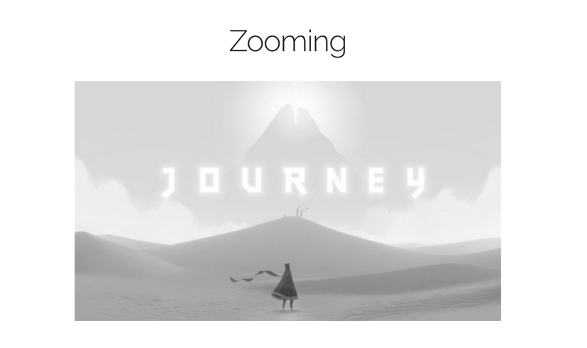 zooming javascript lib
