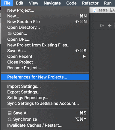 Cấu hình setting cho project mới trong PhpStorm