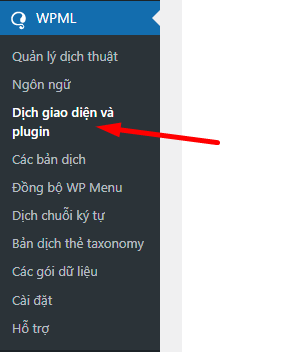 Dịch giao diện và plugin trong WPML